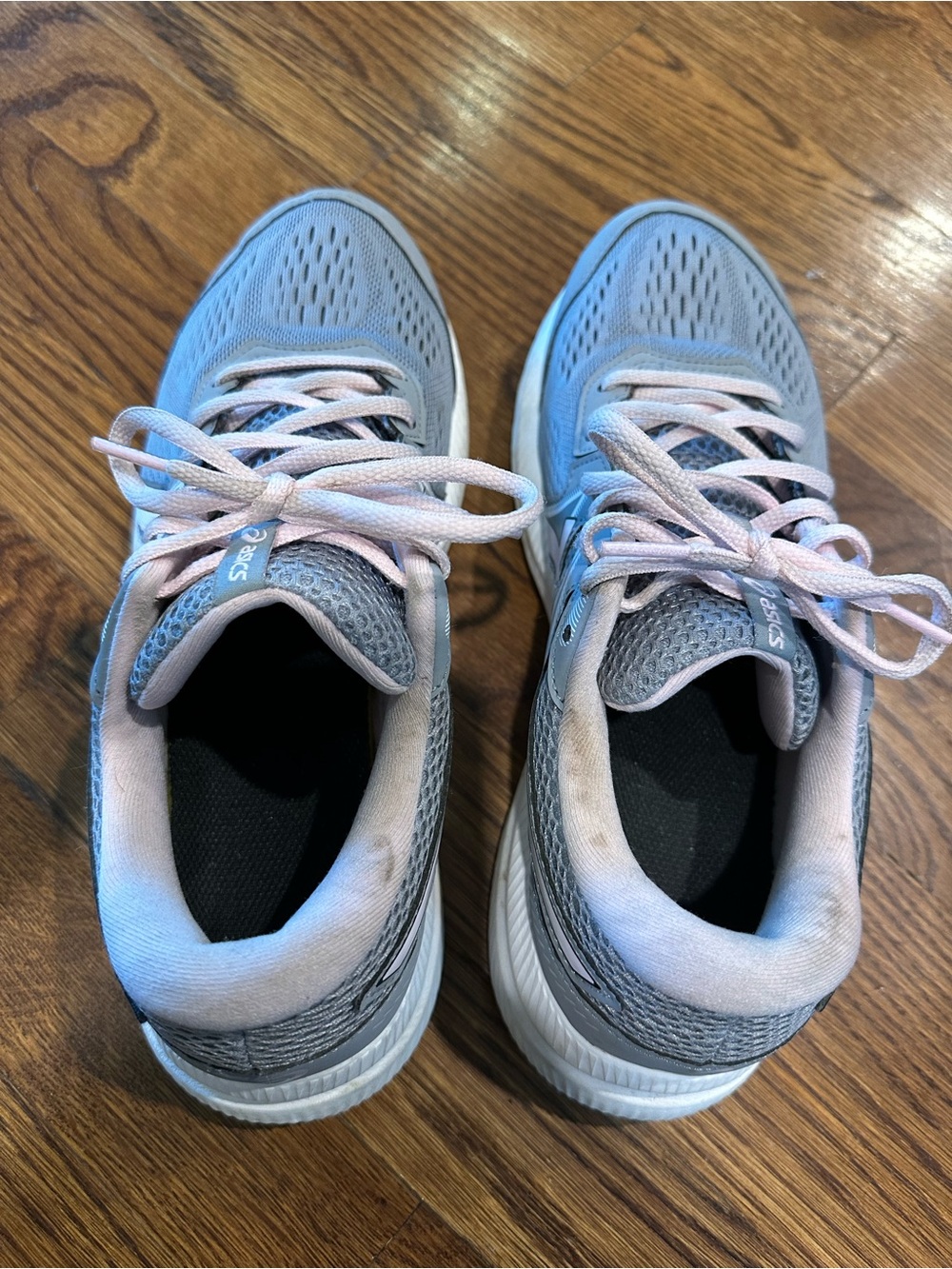 Asics Athletic Sneakers with Pink Accents